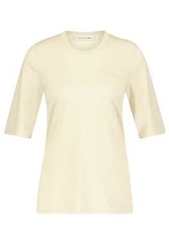 Promo 🔔 Lacoste T-shirt Basique - Beige ⭐