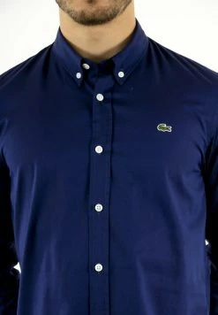 Remise 👏 Lacoste Chemise - Bleu 🔥 -Pas Cher Lacoste Boutique 6bff0b10e2e24befbe6272aac657eb21