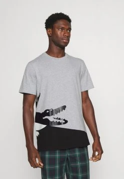 Grosses soldes ✨ Lacoste Haut De Pyjama - Argent Chine ⌛