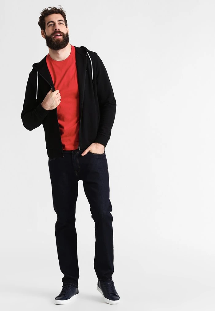 Le moins cher 🥰 Lacoste T-shirt Basique - Rouge ✔️ 2 Le moins cher 🥰 Lacoste T-shirt Basique - Rouge ✔️ – Image 2