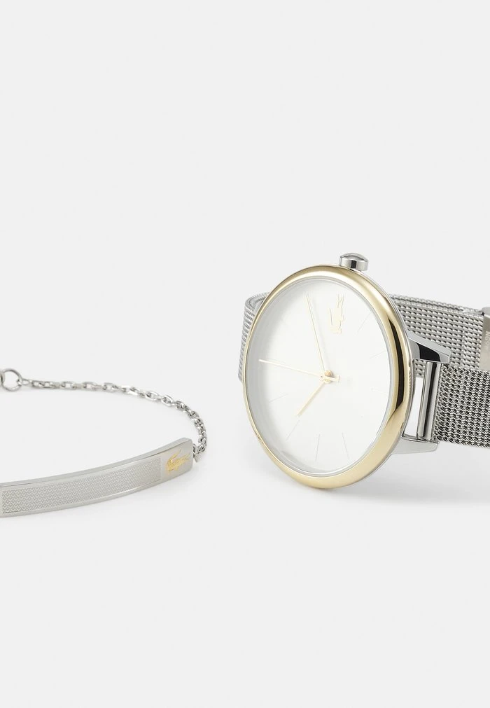 Remise 🎁 Lacoste SET - Montre - Silver-coloured/gold-coloured 🎉 7 Remise 🎁 Lacoste SET - Montre - Silver-coloured/gold-coloured 🎉 – Image 7