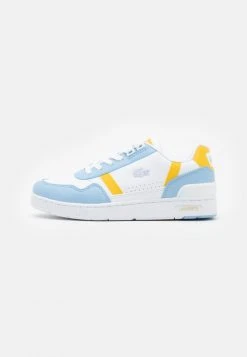 Acheter 💯 Lacoste T-CLIP EXCLUSIVE - Baskets Basses - White/light Blue ✨
