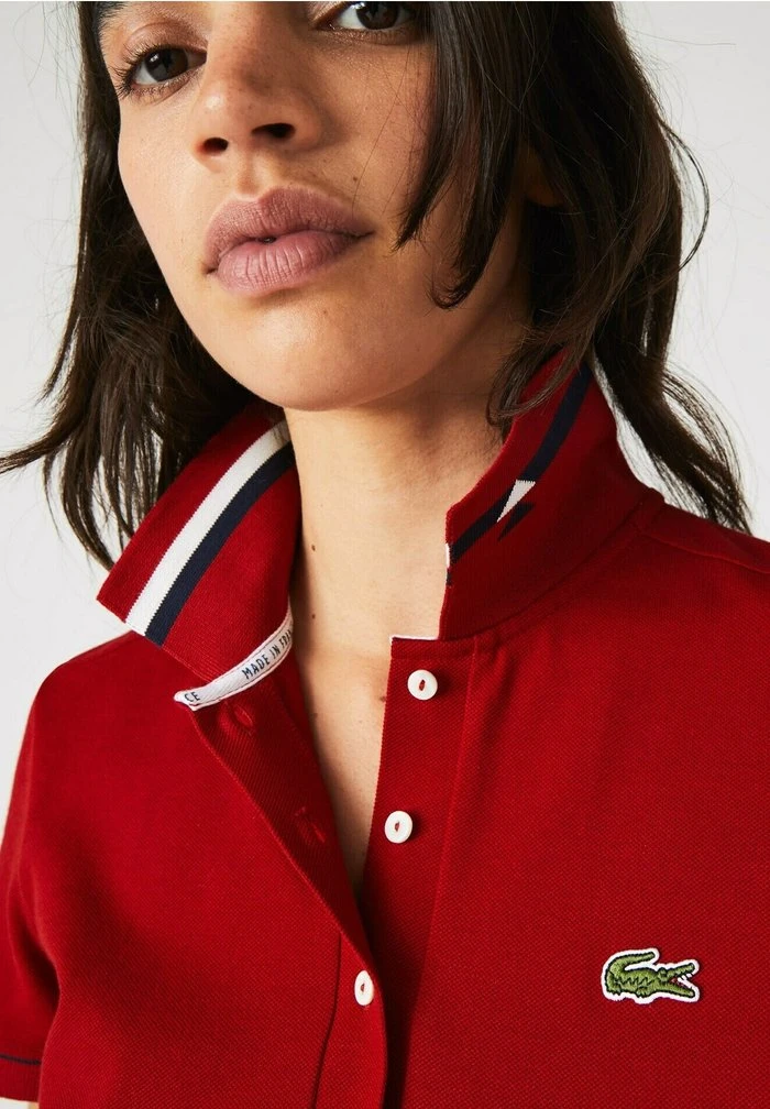 Acheter 🔥 Lacoste Polo - Rouge / Blanc / Bleu Marine ⭐ 3 Acheter 🔥 Lacoste Polo - Rouge / Blanc / Bleu Marine ⭐ – Image 3