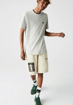 Promo 🥰 Lacoste T-shirt Basique - Blanc Beige Bleu Clair ✨ 6 Promo 🥰 Lacoste T-shirt Basique - Blanc Beige Bleu Clair ✨ -Pas Cher Lacoste Boutique 772c152335f84e02b8257f2d32674637