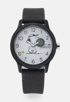 Meilleure affaire 👏 Lacoste PEANUTS COLLAB - Montre - Black/white ✨