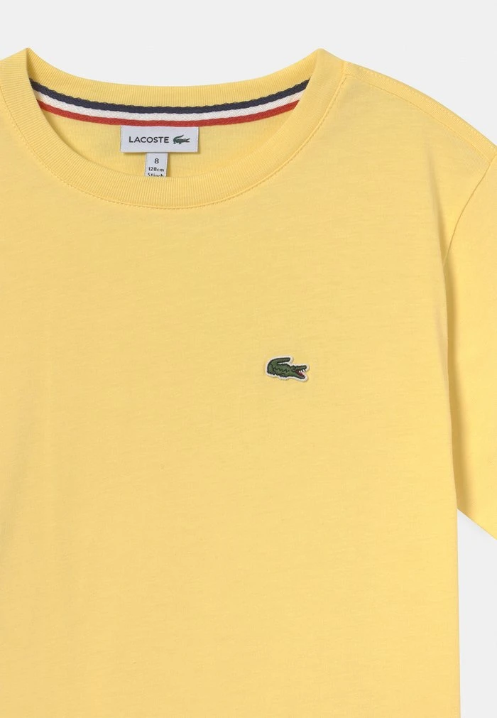 Le moins cher ✔️ Lacoste TEE - T-shirt Basique - Yellow ⌛ 3 Le moins cher ✔️ Lacoste TEE - T-shirt Basique - Yellow ⌛ – Image 3