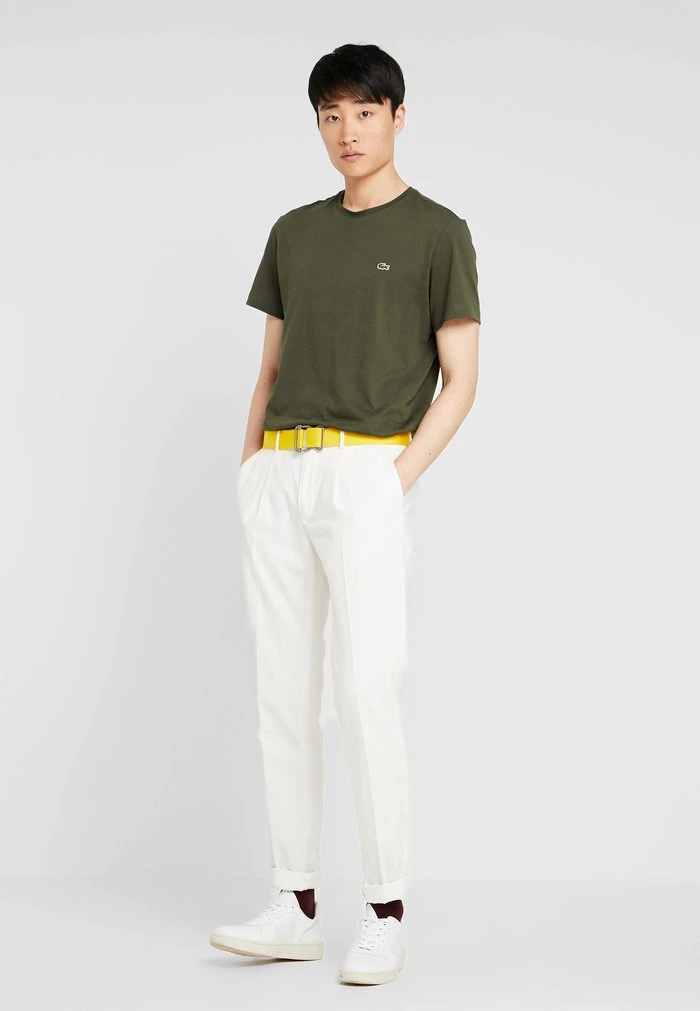 Bon marché ⭐ Lacoste T-shirt Basique - Baobab 🧨 2 Bon marché ⭐ Lacoste T-shirt Basique - Baobab 🧨 – Image 2