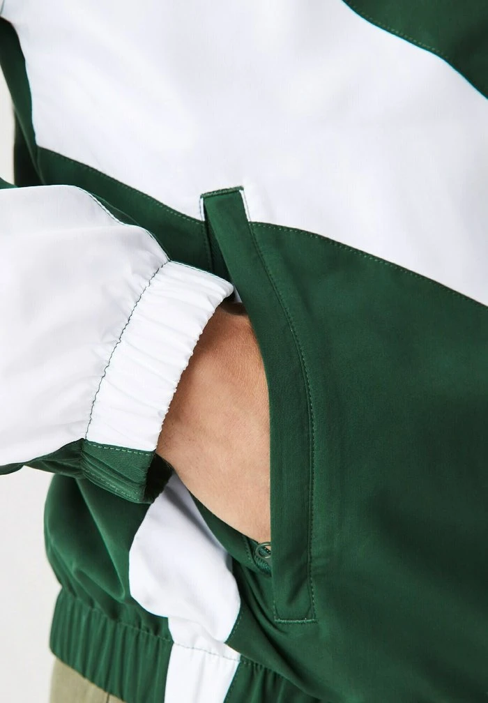 Offres ⭐ Lacoste Veste De Survêtement - Vert Blanc 🧨 4 Offres ⭐ Lacoste Veste De Survêtement - Vert Blanc 🧨 – Image 4