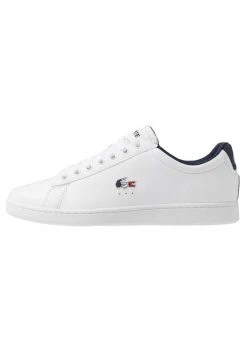 Budget 🤩 Lacoste CARNABY - Baskets Basses - White/navy/red 👍