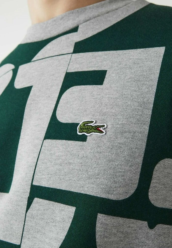 Tout neuf 🎁 Lacoste Sweatshirt - Gris Chine Vert 🌟 3 Tout neuf 🎁 Lacoste Sweatshirt - Gris Chine Vert 🌟 – Image 3