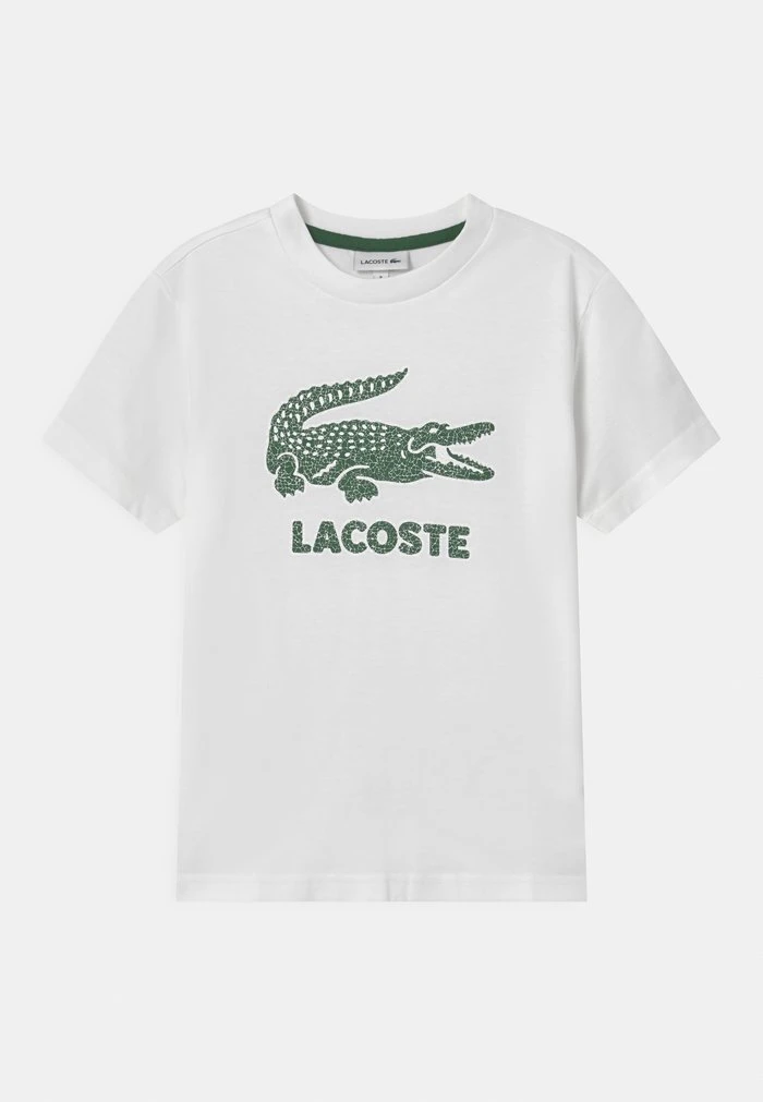 Meilleure vente ❤️ Lacoste TEE LOGO UNISEX - T-shirt Imprimé - Blanc 😀 1 Meilleure vente ❤️ Lacoste TEE LOGO UNISEX - T-shirt Imprimé - Blanc 😀