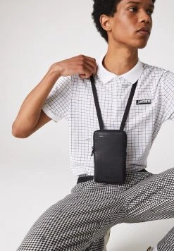 Pas Cher Lacoste Boutique 51 Tout neuf ⌛ Lacoste NH3294HT - Sac Bandoulière - Noir ⌛