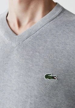Budget ✔️ Lacoste Pullover - Gris Chine 🤩 -Pas Cher Lacoste Boutique 8a7e3606451044ae884cf79b1f345837