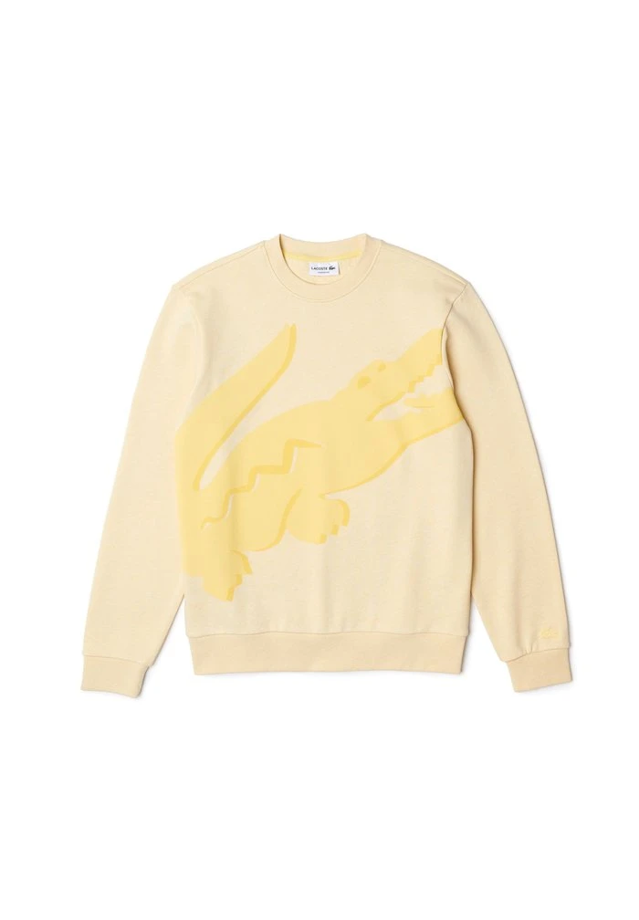 Meilleure affaire 😀 Lacoste Sweatshirt - Jaune 👍 1 Meilleure affaire 😀 Lacoste Sweatshirt - Jaune 👍