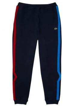 Vente flash 😍 Lacoste Pantalon De Survêtement - Bleu Marine / Rouge / Bleu ✔️