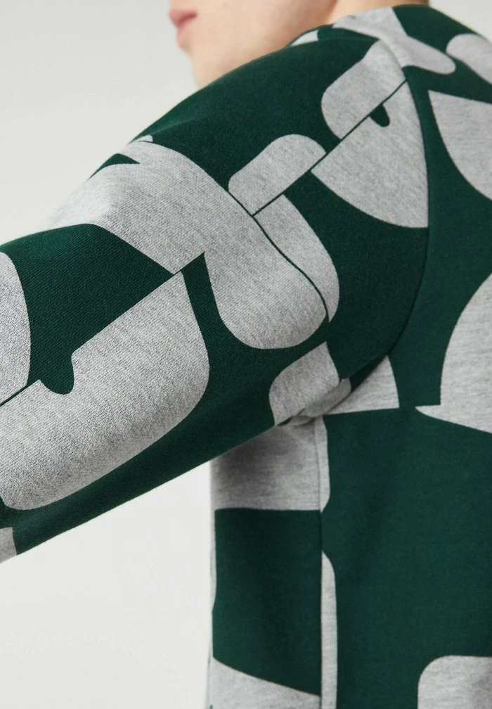 Tout neuf 🎁 Lacoste Sweatshirt - Gris Chine Vert 🌟 4 Tout neuf 🎁 Lacoste Sweatshirt - Gris Chine Vert 🌟 – Image 4