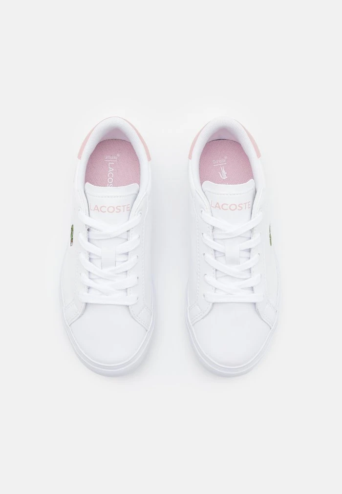 Sortie 😍 Lacoste POWERCOURT - Baskets Basses - White/light Pink ✨ 4 Sortie 😍 Lacoste POWERCOURT - Baskets Basses - White/light Pink ✨ – Image 4