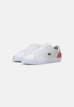De gros 🌟 Lacoste LEROND - Baskets Basses - White/dark Pink 🛒 -Pas Cher Lacoste Boutique 96ecfa0cbe6b49e6a00639236e6f5d9a