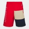 Remise ❤️ Lacoste Short - Rouge/viennois/marine 😉
