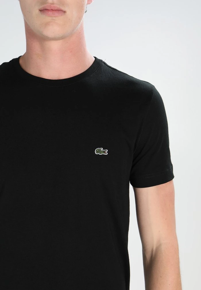 Coupon 🛒 Lacoste T-shirt Basique - Black 😀 4 Coupon 🛒 Lacoste T-shirt Basique - Black 😀 – Image 4