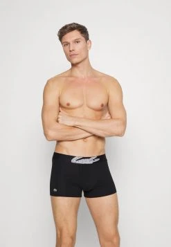 Remise ✨ Lacoste NUA 3 PACK - Shorty - Black/white/silver Chine 👍