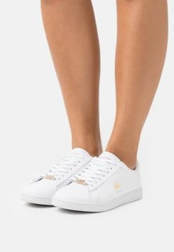 Grosses soldes ✔️ Lacoste CARNABY EVO - Baskets Basses - White/gold ⭐