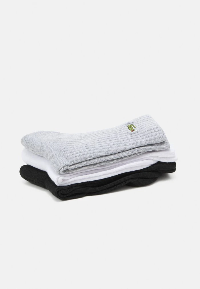 Nouveau đŻ Lacoste 3 PACK - Chaussettes - Silver Chine/white/black â 2 Nouveau đŻ Lacoste 3 PACK - Chaussettes - Silver Chine/white/black â â Image 2