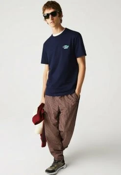 Budget 😉 Lacoste T-shirt Basique - Bleu Marine ❤️