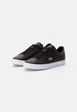 De gros ✨ Lacoste POWERCOURT - Baskets Basses - Blk/dk Gry ✨ -Pas Cher Lacoste Boutique aaac32c6ed9b441b8e7bdc06220476d0