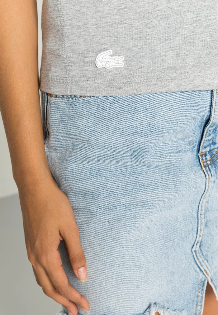 Grosses soldes ✔️ Lacoste EXCLUSIVE - T-shirt Imprimé - Silver Chine ✨ 5 Grosses soldes ✔️ Lacoste EXCLUSIVE - T-shirt Imprimé - Silver Chine ✨ – Image 5