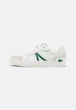 Promo 👏 Lacoste Baskets Basses - White/green ⌛