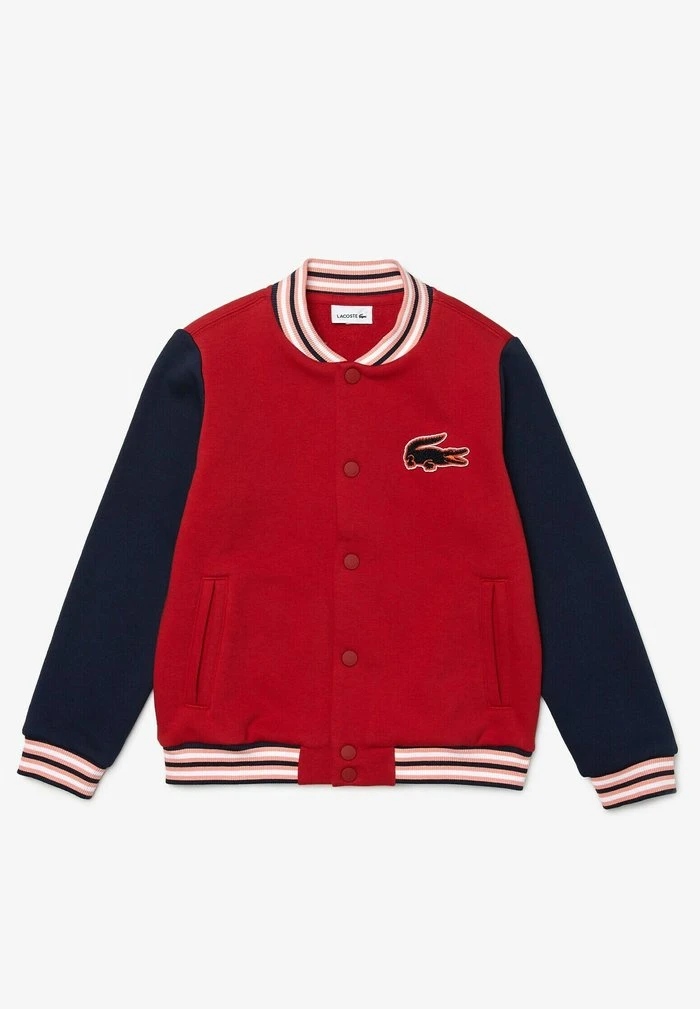 Tout neuf ⌛ Lacoste KINDER - Sweat à Capuche Zippé - Rouge / Bleu Marine ✨ 4 Tout neuf ⌛ Lacoste KINDER - Sweat à Capuche Zippé - Rouge / Bleu Marine ✨ – Image 4