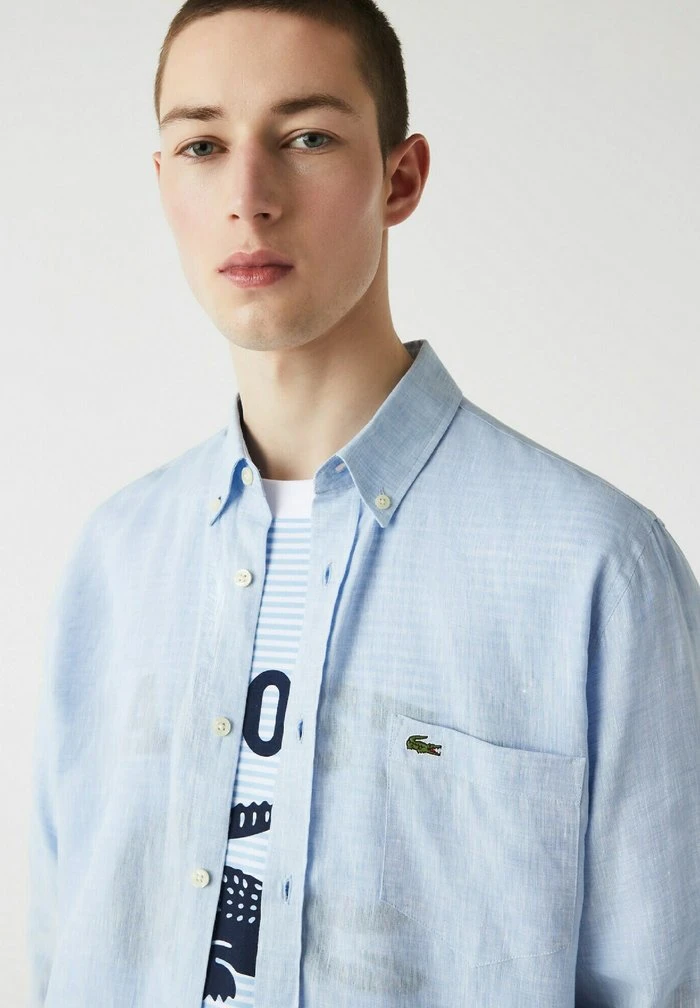 Budget ✔️ Lacoste Chemise - Bleu 🔔 3 Budget ✔️ Lacoste Chemise - Bleu 🔔 – Image 3