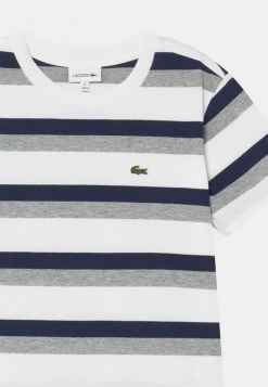 Coupon 🔔 Lacoste T-shirt Imprimé - White/navy Blue/heather 🔔 -Pas Cher Lacoste Boutique b59e769dd559482a912d9cd57a657c25