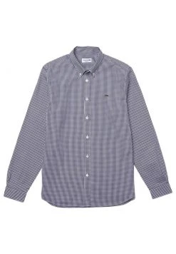 Bon marché ✔️ LACOSTE - Chemise - Blanc / Bleu Marine ⭐ -Pas Cher Lacoste Boutique b6a29bd7563f4a139159f07b7a15d1f9