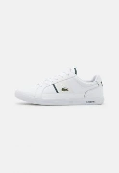 Remise 🎉 Lacoste EUROPA - Baskets Basses - White/dark Green 🤩