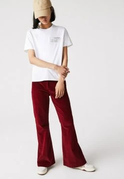 Top 10 ⌛ Lacoste T-shirt Imprimé - Blanc 🌟