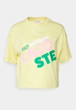 Sortie ✔️ Lacoste T-shirt Imprimé - Napolitan Yellow ⌛