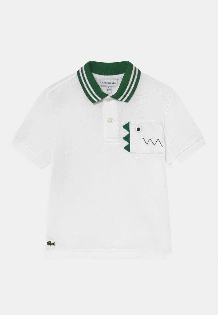 Vente flash 🎉 Lacoste Polo - White/forest Green 😍 1 Vente flash 🎉 Lacoste Polo - White/forest Green 😍