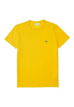 Meilleur prix 🤩 Lacoste T-shirt Basique - Jaune 👍