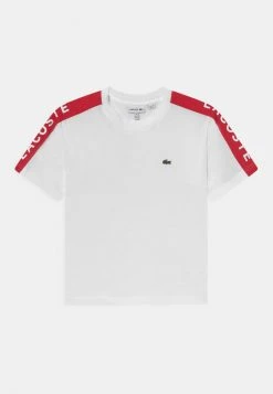 Budget 😀 Lacoste T-shirt Imprimé - White/infrared 🎉