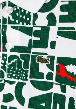 Tout neuf 🌟 Lacoste Polo - White/green-fireman 🎉 -Pas Cher Lacoste Boutique c1b0464ce43d477982ab0c69eff75001