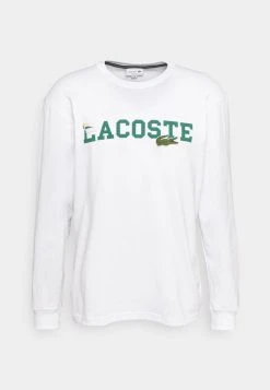 Sortie 🥰 Lacoste T-shirt à Manches Longues - White ⭐ -Pas Cher Lacoste Boutique c1f4f3f57e2c4d8bbf4b0302f6c7e1ec