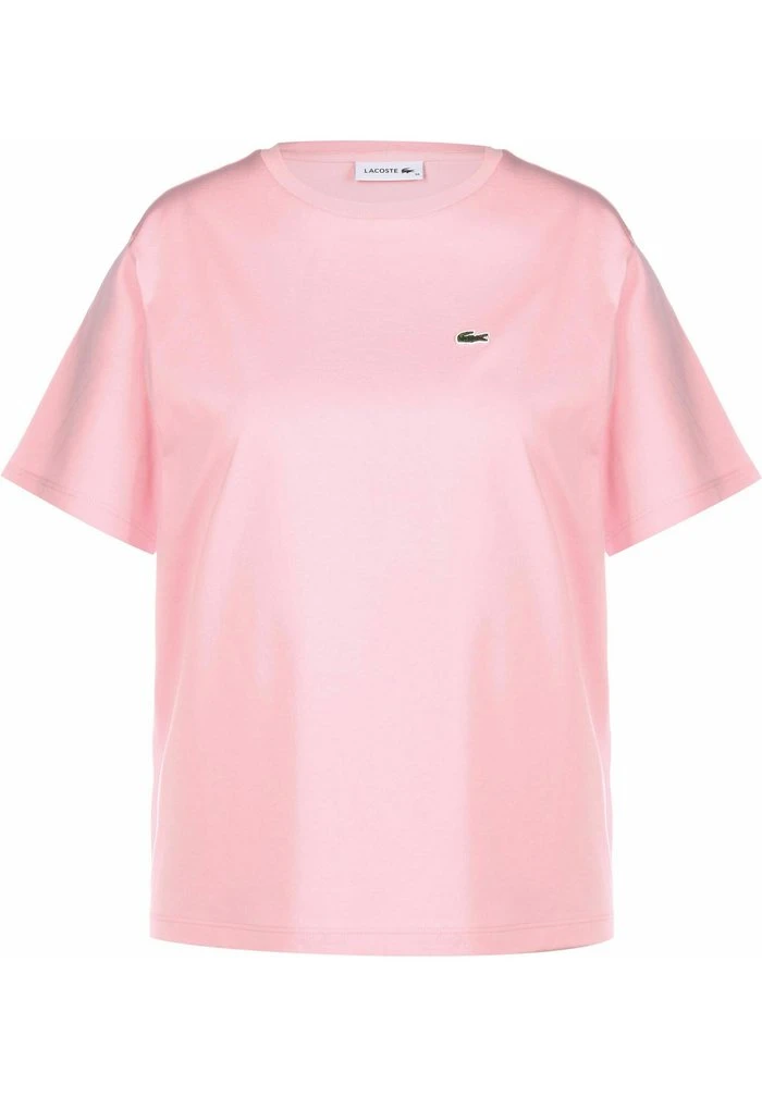 Nouveau 👍 Lacoste T-shirt Basique - Rose 🧨 1 Nouveau 👍 Lacoste T-shirt Basique - Rose 🧨