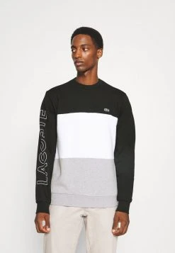 Les meilleures critiques de ❤️ Lacoste Sweatshirt - Black/white Silver Chine ⌛