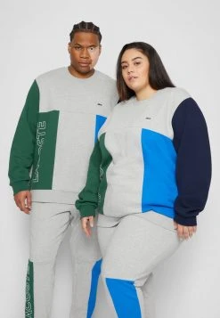Les meilleures critiques de ❤️ Lacoste PLUS UNISEX - Sweatshirt - Silver Chine/green-navy Blue Royal ❤️