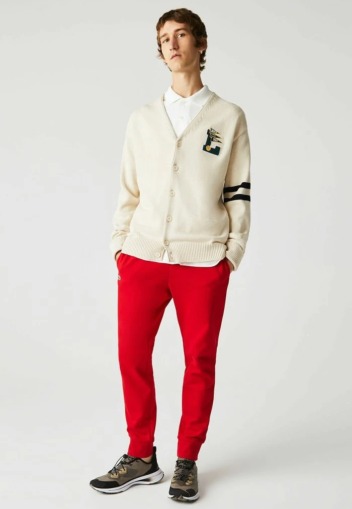 Promo ⭐ Lacoste Pantalon De Survêtement - Rouge ⌛ 1 Promo ⭐ Lacoste Pantalon De Survêtement - Rouge ⌛
