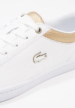Promo ✨ Lacoste STRAIGHTSET CAW - Baskets Basses - White/gold 👏 -Pas Cher Lacoste Boutique c8e2de95c81f43ca82bdb96366501a78
