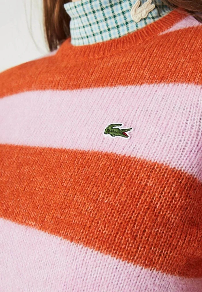Meilleur prix 🥰 Lacoste Pullover - Orange / Rose 🔥 4 Meilleur prix 🥰 Lacoste Pullover - Orange / Rose 🔥 – Image 4