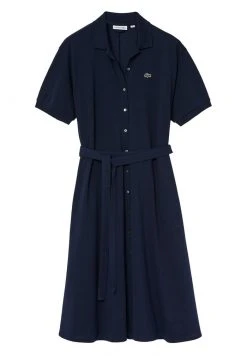 De gros ❤️ Lacoste Robe Chemise - Blue ✔️